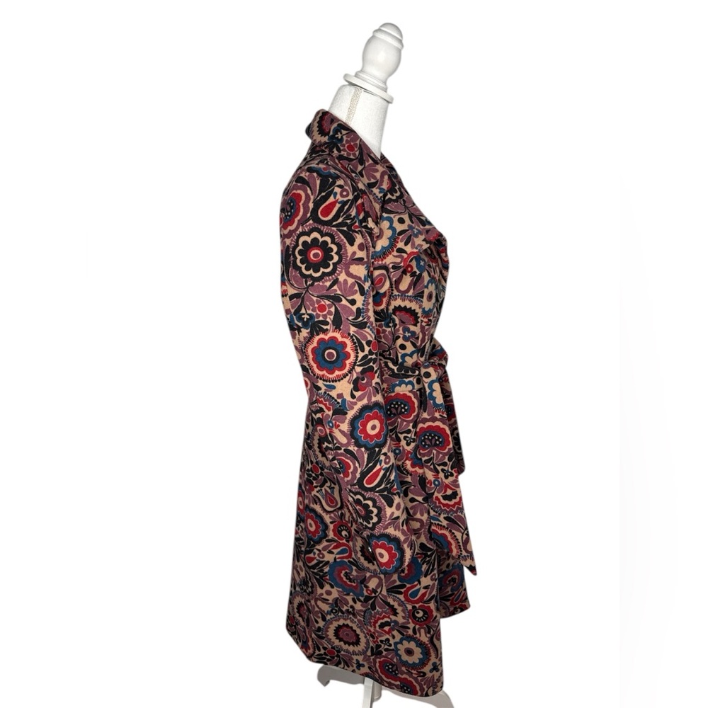 Vintage Betsey Johnson floral print wool coat - Picture 5 of 7